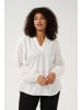KAFFE curve Langarm-Bluse KCanni Regular fit in Chalk