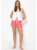 SASSYCLASSY Musselin Shorts mit Leo-Print in Pink