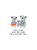 Mr. & Mrs. Panda magnet Koala Familie mit Spruch in Weiß