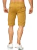 Max Men Chino Shorts Capri 3/4 Hose Stretch Bermuda in Gelb