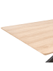 Beliani Esszimmertisch SPECTRA in Braun/Schwarz - (W) 90 x (H) 76 x (L) 140 cm