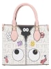myMo Women Handbag in White Pink
