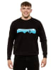 Cotton Prime® Sweatshirt Snowboard in Schwarz
