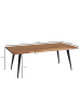 FineBuy Couchtisch in Braun / Sheesham / 110x60x40