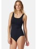 Schiesser Unterhemd / Top Unique Mirco in Schwarz / weiß