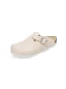 VITAFORM Olivengegerbtes (Nappa)Leder Clogs in beige