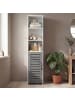 VCM  Holz Badmöbel Badschrank Hochschrank Flonali in Weiß / Anthrazit