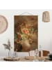 WALLART Stoffbild mit Posterleisten - Jonas Loose - Heilige Pizza in Creme-Beige