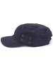 styleBREAKER Military Cap used Look in Dunkelblau