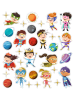 URSUS Glitzer-Sticker Fun Motiv 02