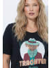 Ulla Popken Shirt in schwarz