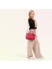 Toscanto Leder Handtasche Toscanto Tasche fuchsia, pink ca. 30cm
