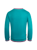 Trollkids Hoodie Senja in dark turquoise/madeira blue