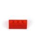 LEGO 2x4 Dachsteine Dach Rot 3037 500x Teile - ab 3 Jahren in red
