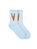 von Jungfeld Tennissocken Kids mit Weihnachtsmotiven in Rudolph - Light Blue