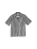 TOM TAILOR Denim Hemd in schwarz ecru