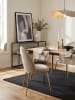 KADIMA DESIGN Design Esszimmerstuhl 2er Set Samt Gepolstert, Küchenstuhl in Beige