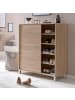 FineBuy Schuhschrank in Beige / MDF