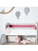 nordic coast company  Bettschlange geflochten, waschbar, feste Enden, extra breit Jersey