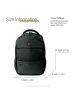 Travel n meet Polyester Businessrucksack Travel N Meet Rucksack schwarz ca. 30cm