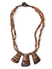 collezione alessandro Kurze Kette " Isis " in braun