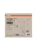Osram Decor Corolle Wall Wandleuchte G9 Schwarz Metall Glas