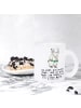Mr. & Mrs. Panda Teeglas Panda Jiu Jitsu mit Spruch in Transparent