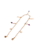 gaya Women Anklet in Rose Gold Purple