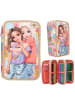 Depesche 3-Fach Federtasche GIRL POWER inkl. Stifte TOPModel in 7,5 x 13 x 20 cm in bunt