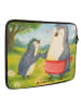 Mr. & Mrs. Panda Notebook Tasche Pinguin mit Kind Design ohne Sp... in Weiß