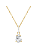 Glanzstücke München Kette aus Sterling Silber mit Zirkonia in gelbgold