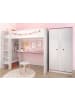 Parisot Jugendzimmer Set Hochbett 90x200 Schreibtisch Kleiderschrank