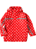 BMS Sailing Wear Regenjacke "SoftSkin" in Rot mit Punkten