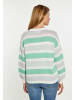 usha BLUE LABEL Damen Pullover in Grau weiss grün