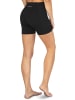 Circle Five High Waist Sport Shorts mit Taschen Radlershorts in Schwarz