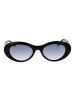 Trussardi Damen Sonnenbrillen Oval Schwarz