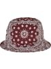  Flexfit Bucket Hat in cherry/white