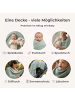 nordic coast company  Musselindecke, Babydecke aus Musselin, Einschlagdecke, Puckdecke Ibiza Syle