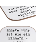 Mr. & Mrs. Panda Untersetzer Tasse Spruch Innere Ruhe mit Spruch in Weiß