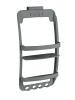 Wenko Duschablage ohne Bohren, 2 Etagen in Grau, (B) 26 x (H) 54,5 x (L) 11,5 cm