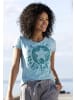 Venice Beach Strandshirt in türkis-meliert