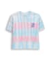 Coccodrillo Baumwoll-T-Shirt mit kurzen Ärmeln in hellblau