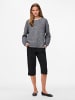 Pieces Pullover in Medium Grey Melange