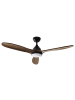 Beliani Deckenventilator mit Licht MOYAR  in Braun/Schwarz