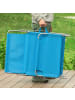 SoBuy Sonnenliege in Blau - (B)189 x (H)28 x (T)62cm