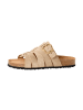 Tamaris Flache Sandalen aus Leder Braun