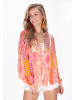 IZIA Women Blouse in orange multicolor