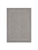 KADIMA DESIGN Teppich Outdoor Flachgewebe Uni-Design Polypropylen Balkon in Grau