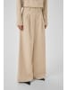 My Essential Wardrobe Casual Hose VittaMW Loose fit in Brown Rice W. Stripe