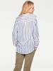 Heine Streifenbluse in bleu-ecru